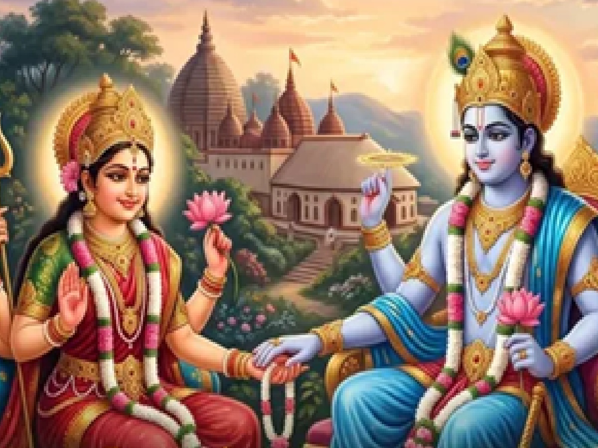 In this way, Lord Vishnu was freed from being imprisoned in the depths of the ocean due to the anger of Mother Kamakhya.