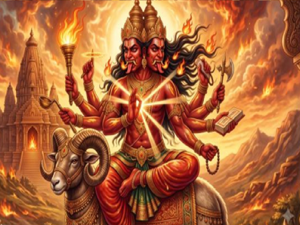 The Lord of Seven Tongues: Unveiling the Mystery of Agni Dev, the Vedic God Who Lives in Every Home