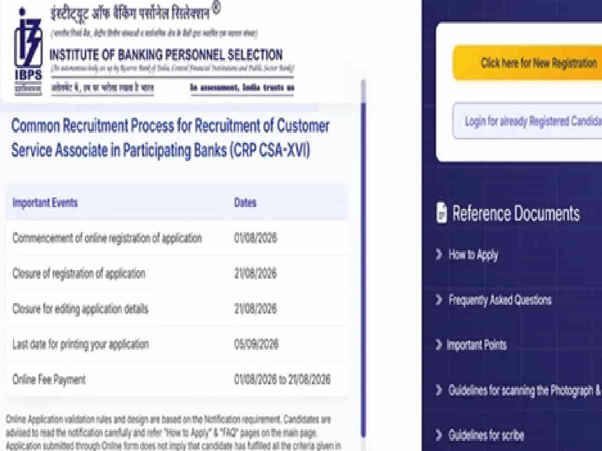 IBPS Clerk Vacancy 2026: Online Applications Open for 11,403 Posts; Check State-Wise Breakdown and Last Date