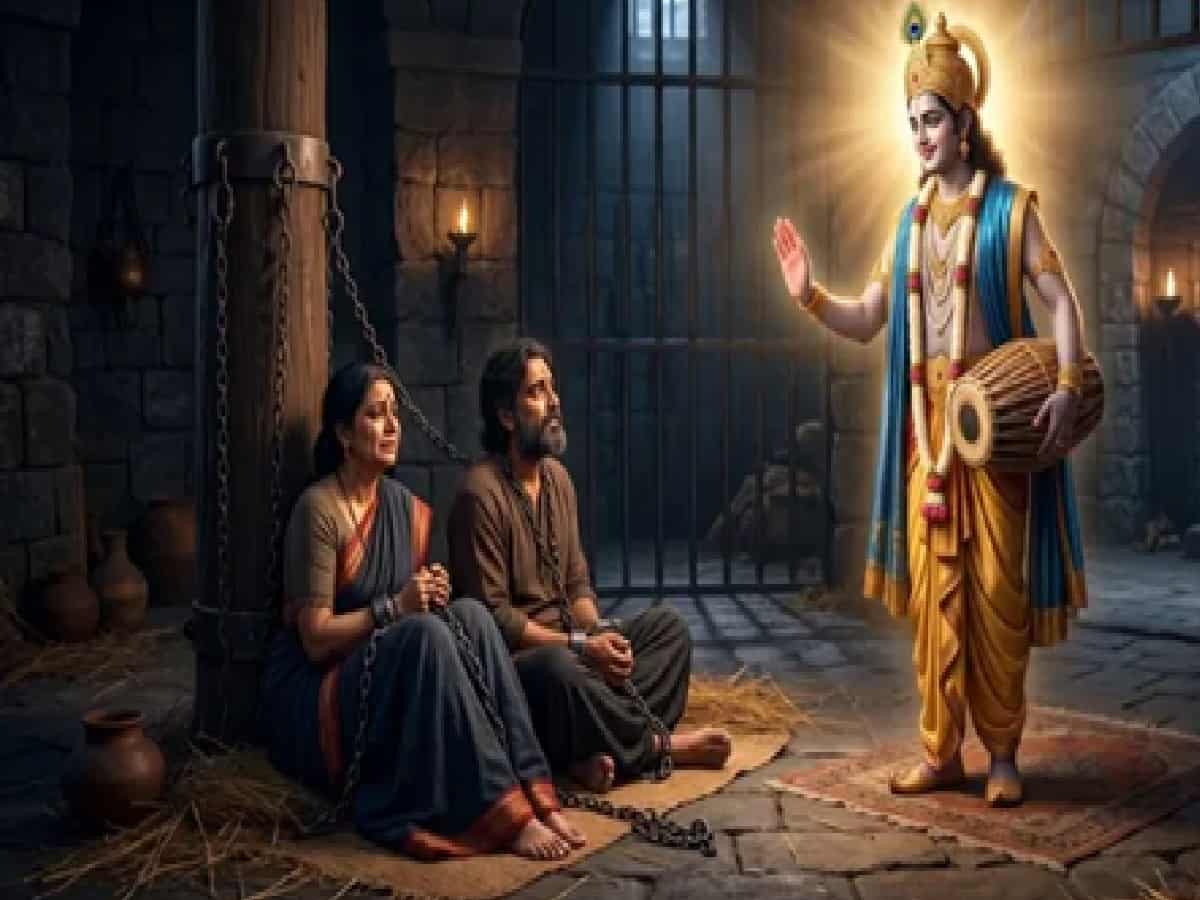 The Divine Promise: Why Lord Vishnu Chose to Be Born as Sri Krishna to Devaki and Vasudeva