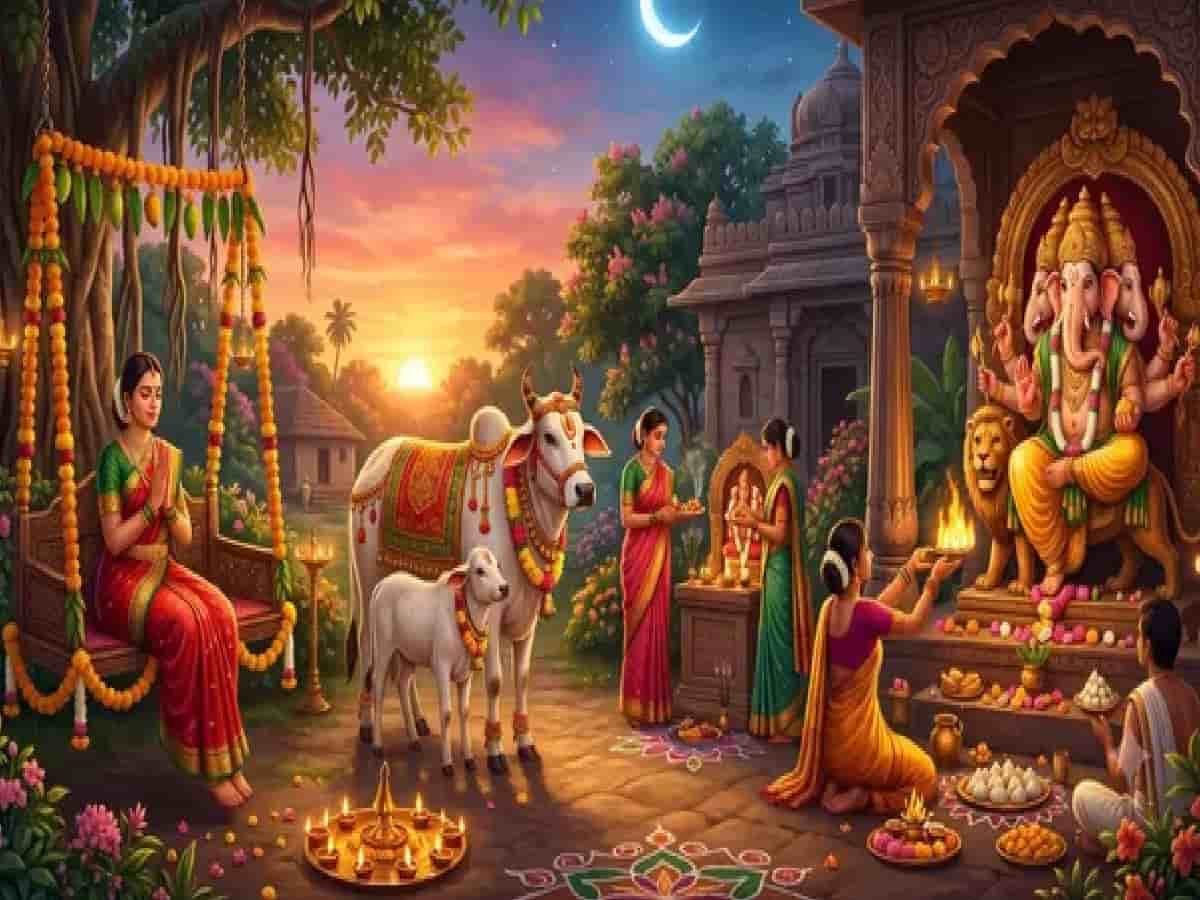 Rare Celestial Alignment on August 31: Kajari Teej, Bahula Chauth & Sankashti Chaturthi Fall on Same Day