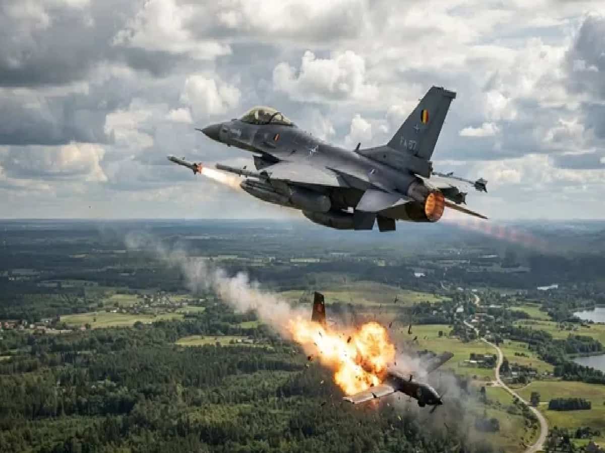 NATO Fighter Jet Downs Suspected Drone from Belarus Over Lithuania: Midnight Interception Near Kaunas