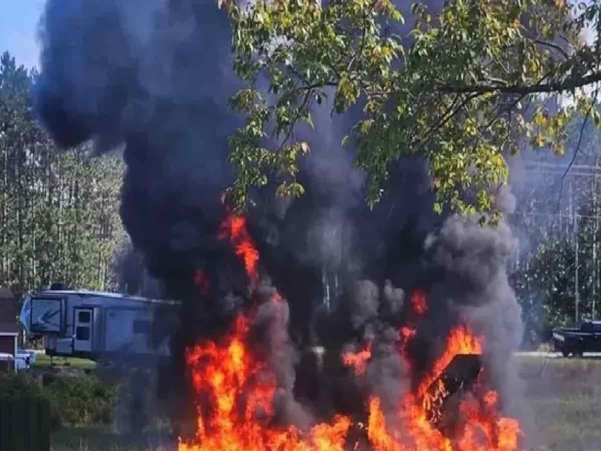 US Air Force F-16 Fighter Jet Crashes in Michigan During Training; Pilot Ejects Safely