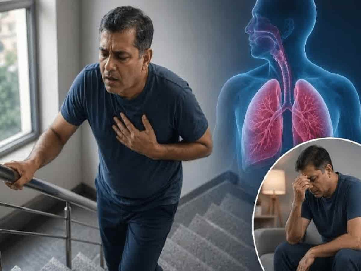 Out of Breath on the Stairs, Critical Health Signals Your Lungs and Heart Are Sending You