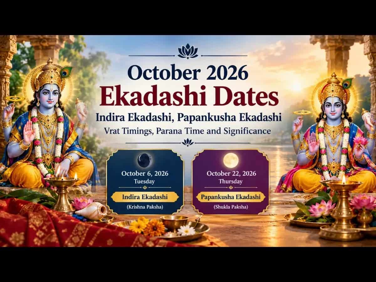 October 2026 Ekadashi Dates: Clear Pitru Dosh and Sins with Indira & Papankusha Vrat