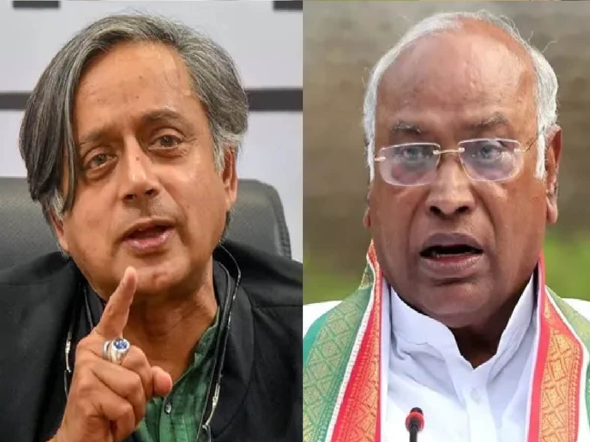 'Don't Just Write Articles: Kharge's Witty Jibe at Shashi Tharoor During Key CWC Meet