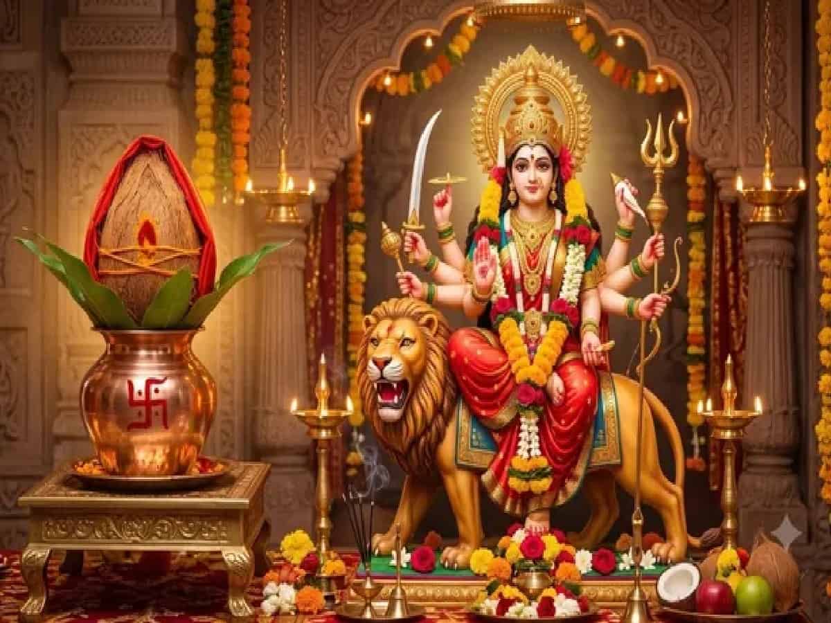 Coconut Is Placed on Navratri Kalash: Sacred Logic, Trinity Power, and Sthapana Rules