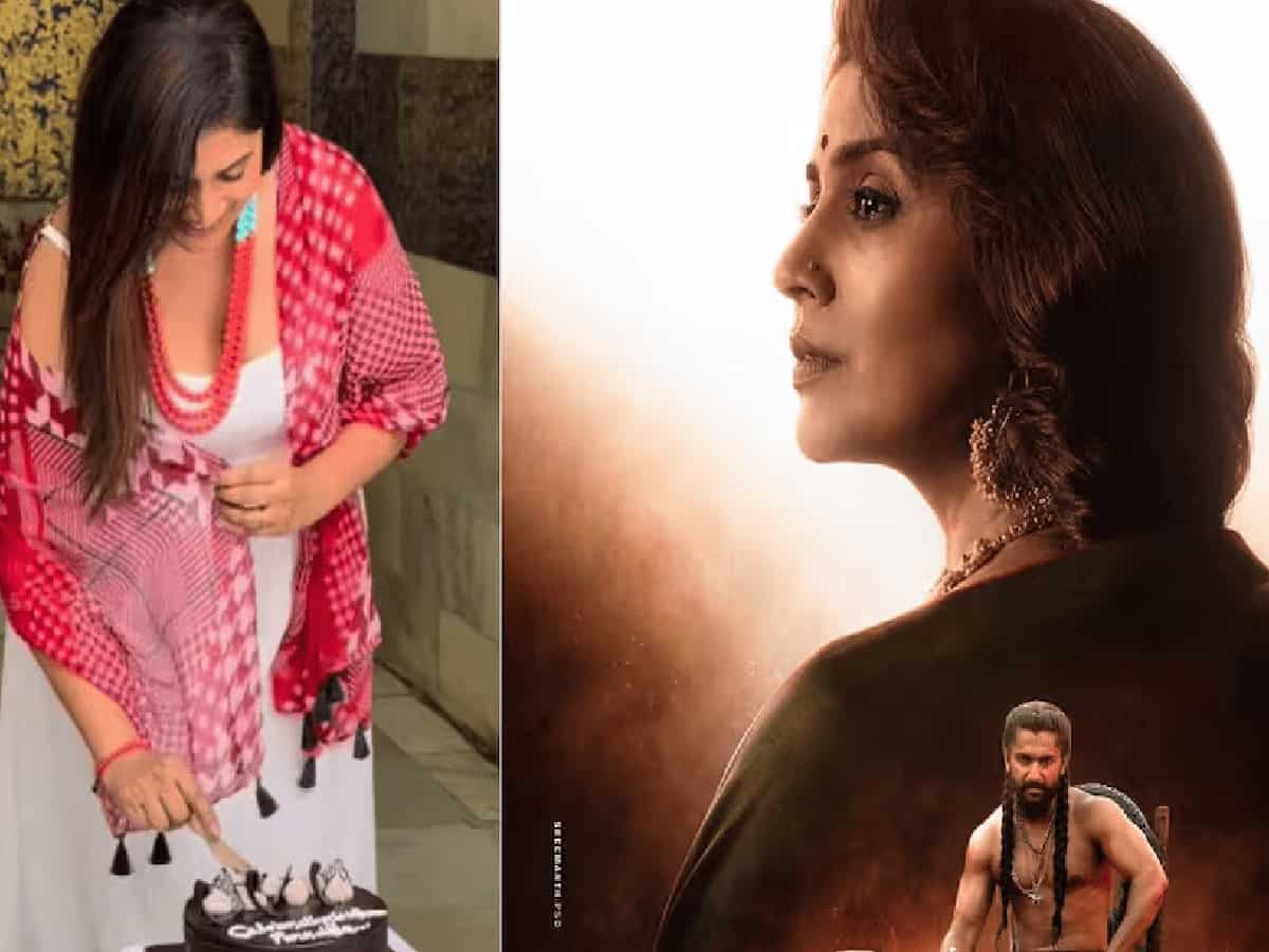Sonali Kulkarni: Cuts Cake With Paparazzi as Nani Starrer Crosses ₹150 Crore Worldwide