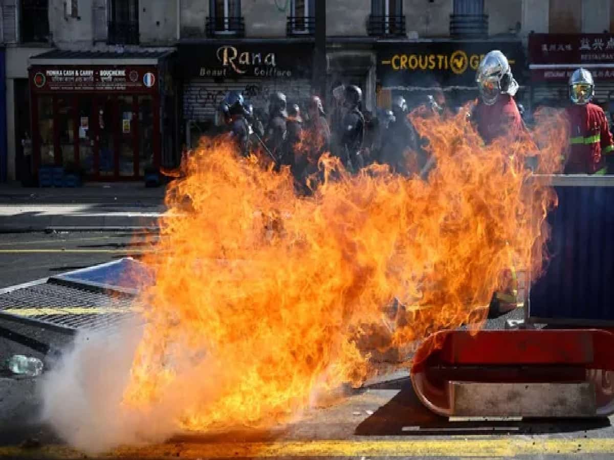 France School Riots: Students Set Fires & Clash with Police Over Severe Funding Crisis