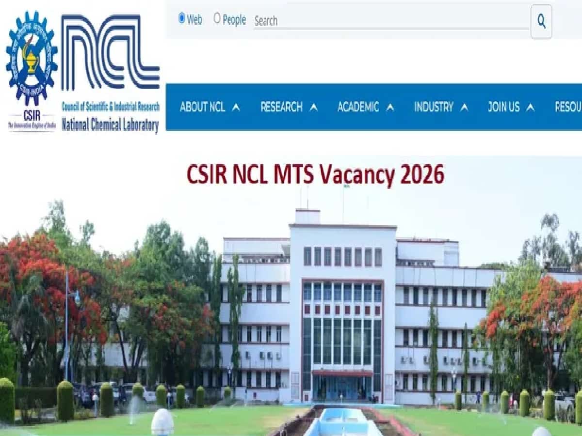 CSIR NCL Recruitment 2026: Apply Online for 24 MTS Posts for 10th Pass