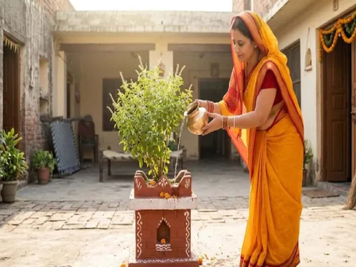 Chant This Powerful Tulsi Mantra While Offering Water to Attract Wealth