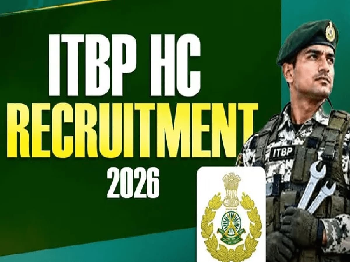 ITBP Head Constable Recruitment 2026: Apply Online for Motor Mechanic Posts by October 27