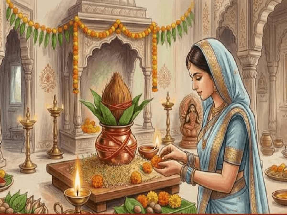 Exact Timings for Morning Puja, Abhijit Muhurta & Auspicious Choghadiya for Sharadiya Navratri 2026
