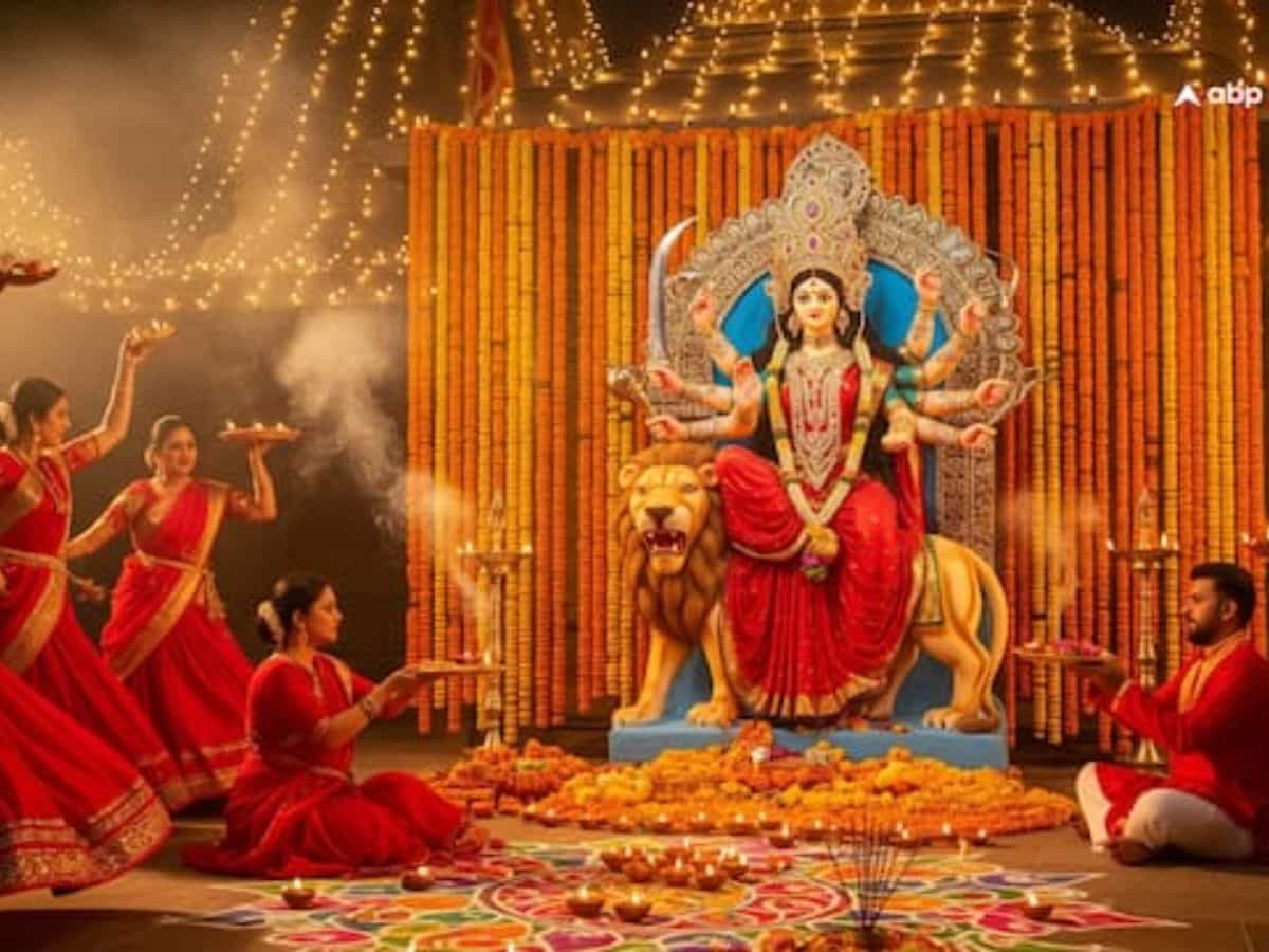 Maa Durga Arrives on Elephant, Departs on Rooster: What Navratri 2026 Omens Mean