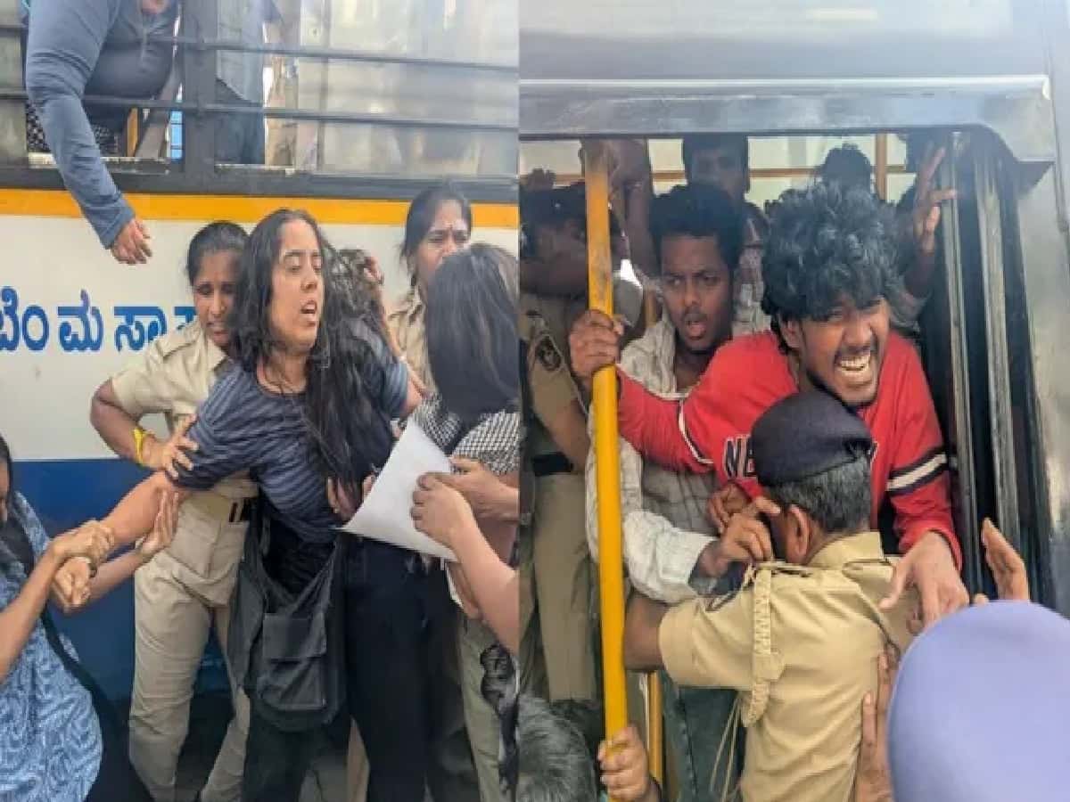 Bengaluru Police Face Outrage Over Assault on Journalists & Dragging of Anti-SIR Protesters