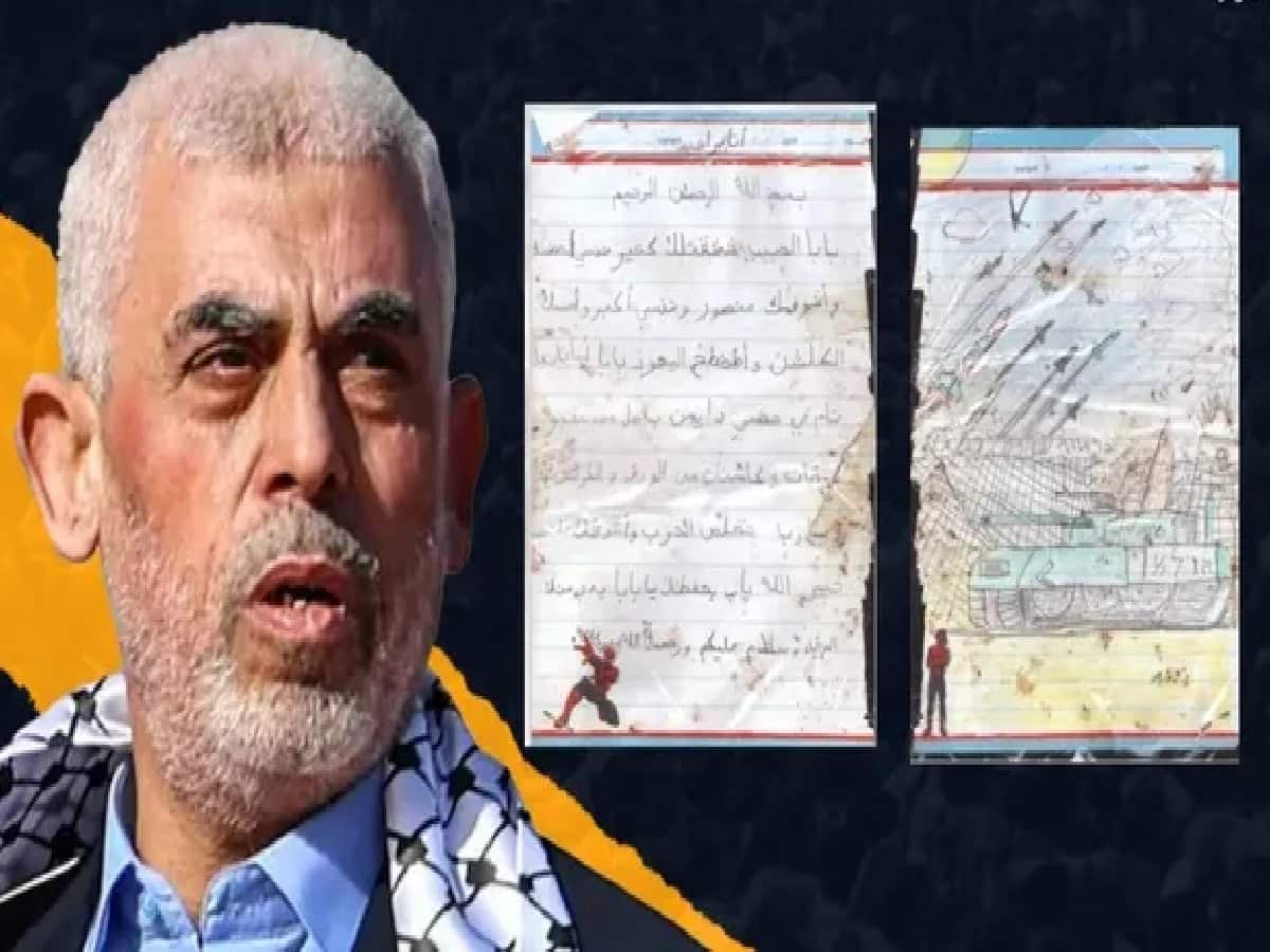 IDF Releases Alleged Letter and Drawings by Yahya Sinwar’s 10-Year-Old Son Recovered in Gaza