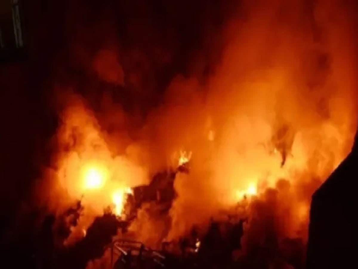 Crude Oil Wagon Catches Fire on Godhra-Ratlam Goods Train in Madhya Pradesh