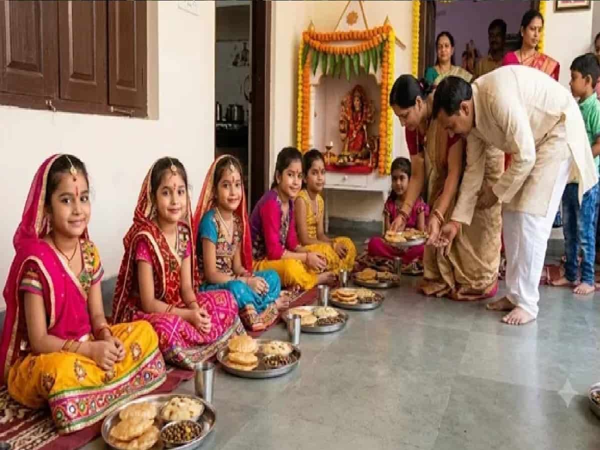 Kanya Pujan Feast: The Sacred Meaning Behind Halwa, Puri & Black Chana Bhog