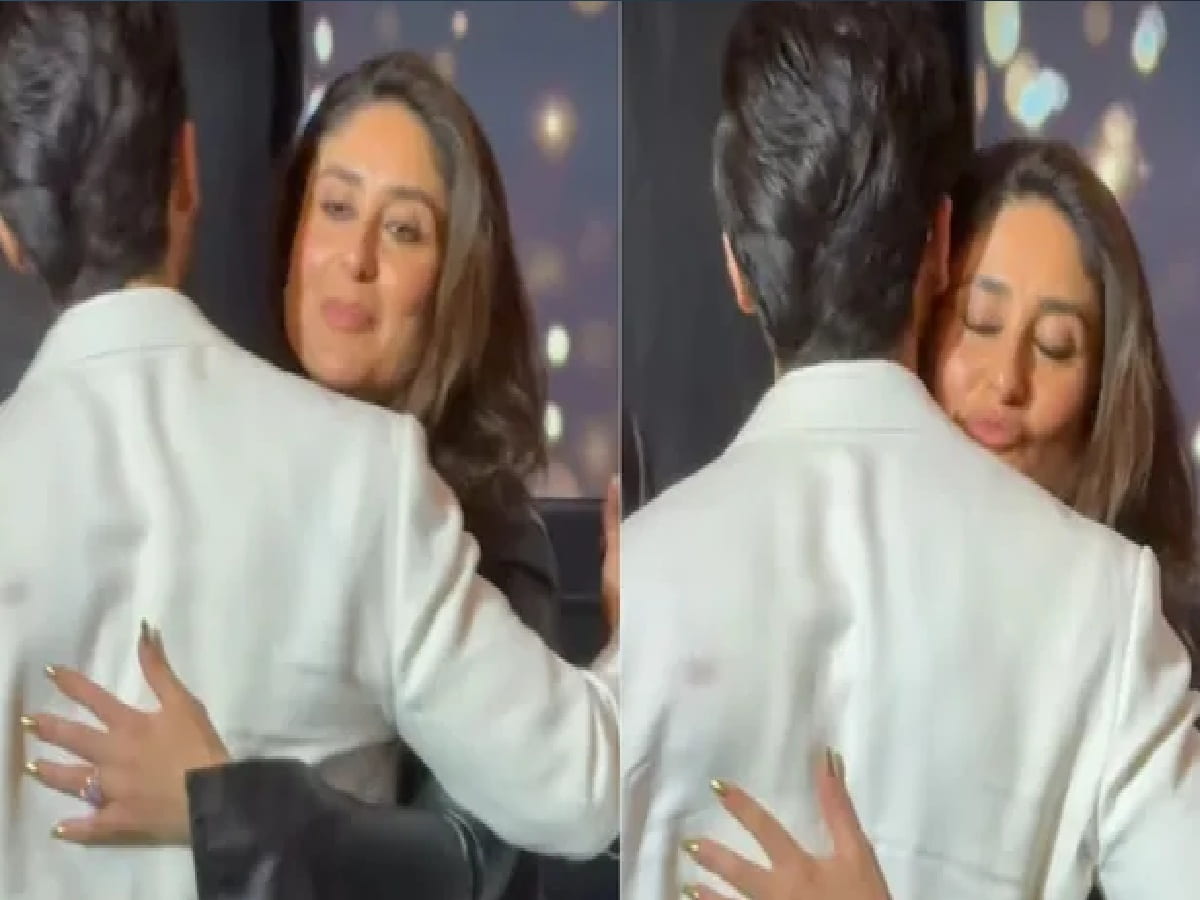 Kareena Kapoor and Shahid Kapoor Share Warm Hug After 19 Years
