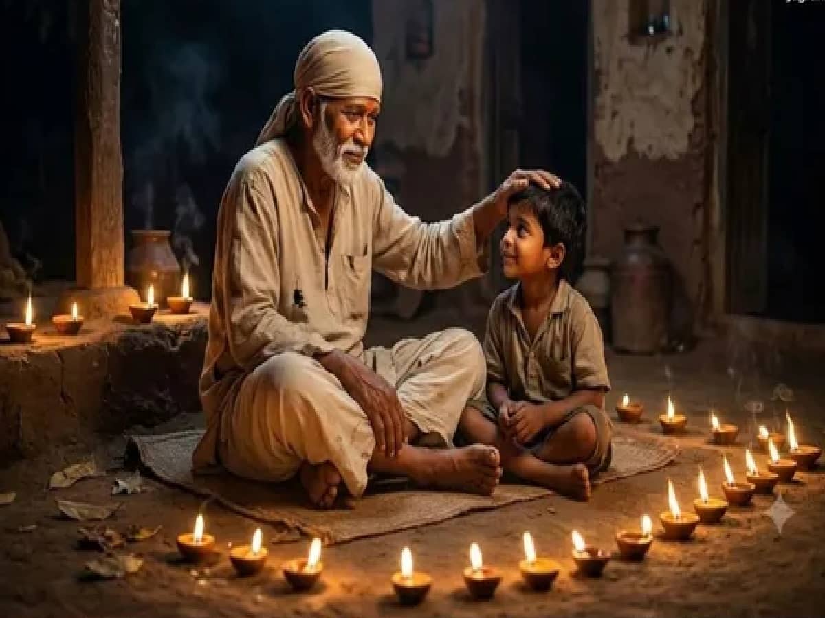Sai Baba’s Diwali Miracle: Shirdi’s Saint Lit Earthen Diyas with Water