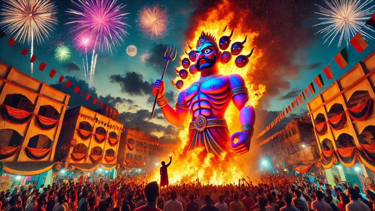 Dussehra 2024 Shubh Muhurat Ravana Dahan will be done today in this